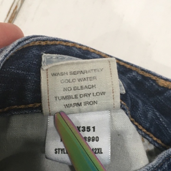 BKE Denim Stretch Raw Hem Jeans, Size 27 - Picture 8 of 15